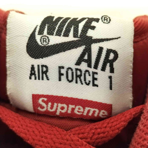 シュプリーム Supreme Air Force 1 High World Famous Red メンズ JPN:28