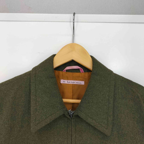 ピーエスポールスミス PS Paul Smith ウール混 シェイプ スイングトップ レディース EUR:40