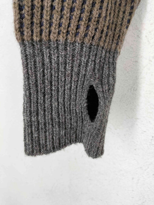 キャピタル KAPITAL 5G Wool Rib Knit zip Short Cardigan メンズ 3