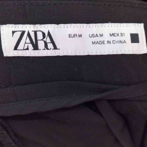 ザラ ZARA 2タック ワイドスラックスパンツ メンズ