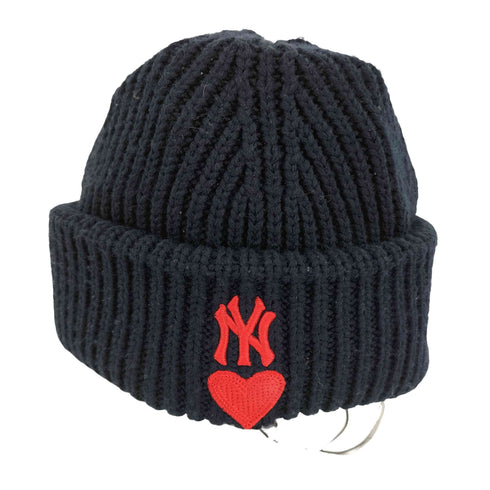 エムエルビー MLB NY刺繍 ビーニー メンズ