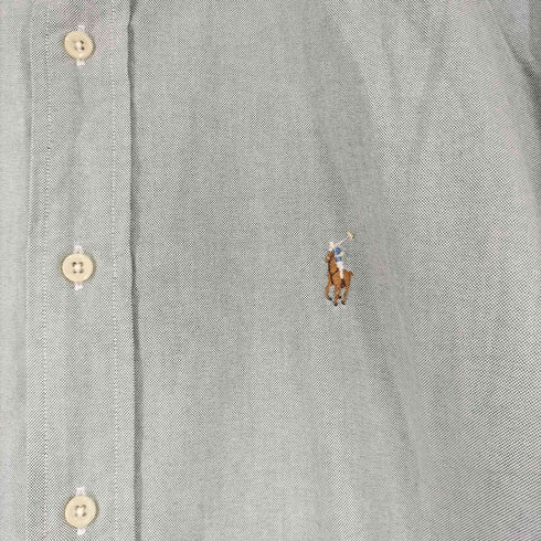 ポロラルフローレン POLO RALPH LAUREN ポニー刺繍 コットン L/S BDシャツ メンズ 17-35
