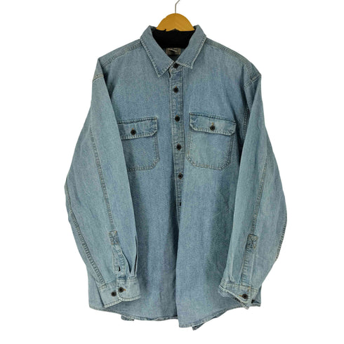 エルエルビーン L.L.Bean フラップポケット デニムシャツ メンズ XL-REG