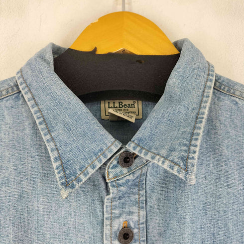 エルエルビーン L.L.Bean フラップポケット デニムシャツ メンズ XL-REG