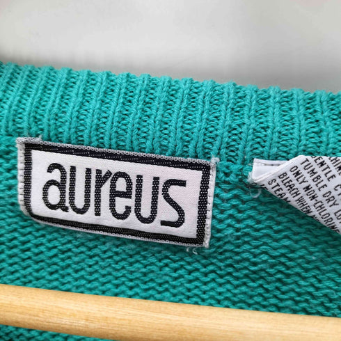aureus トライアングルデザイン Vネックニット メンズ import:L