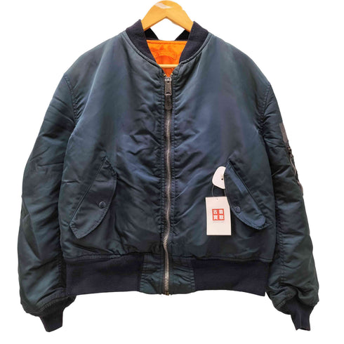 アルファインダストリーズ ALPHA INDUSTRIES USA製 MA1リバーシブル フライトジャケット メンズ import:L