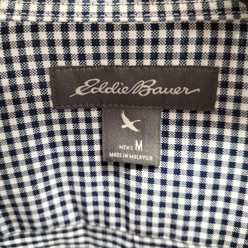 エディーバウアー Eddie Bauer WRINKLE FREE ボタンダウン チェックシャツ メンズ import:M