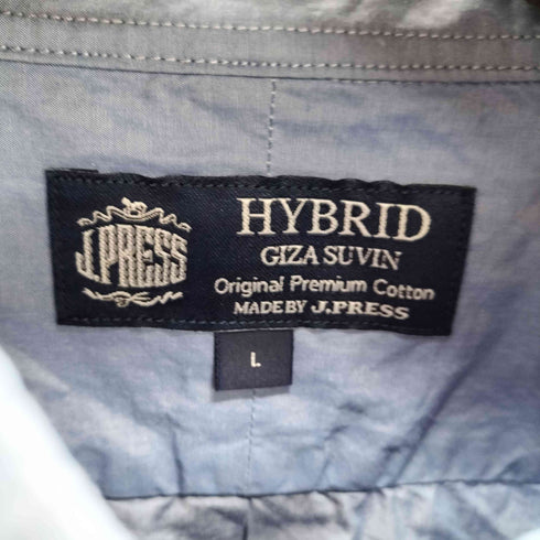 ジェイプレス J.PRESS HYBRID GIZA SUVIN ボタンダウンシャツ メンズ import:L