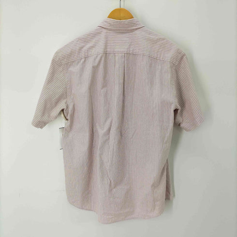 エディーバウアー Eddie Bauer ストライプ 半袖 ボタンダウンシャツ メンズ import:M
