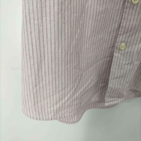 エディーバウアー Eddie Bauer ストライプ 半袖 ボタンダウンシャツ メンズ import:M