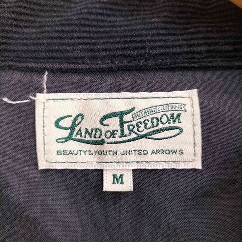 ビューティーアンドユースユナイテッドアローズ BEAUTY & YOUTH UNITED ARROWS LAND OF FREEDOM 細畝 コーデュロイ トラッカージャケット ピンズ付き メンズ JPN:M