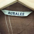 オーラリー AURALEE 18SS SUPER LIGHT CHECK BIG SHIRTS スーパー ライト チェック ビッグ シャツ メンズ JPN:3