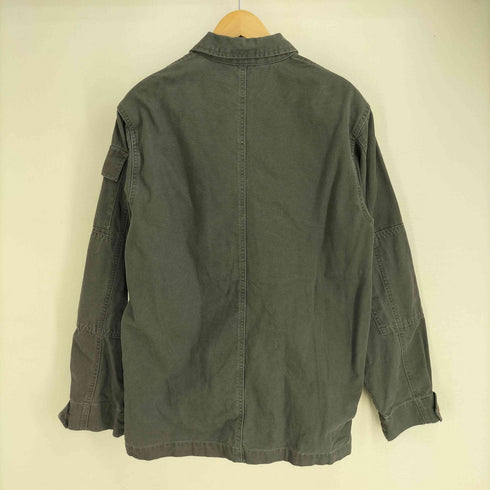 エクストララージ XLARGE 90S USA製 ダック地 比翼ジャケット 裏地カモ柄 メンズ import:S