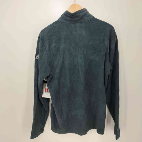 エディーバウアー Eddie Bauer ロゴ刺繍 ハーフジップ フリース トップス レディース import:M