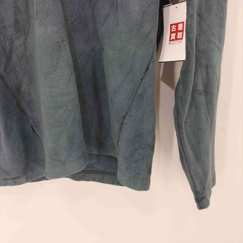 エディーバウアー Eddie Bauer ロゴ刺繍 ハーフジップ フリース トップス レディース import:M