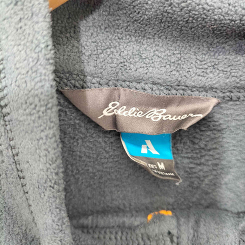 エディーバウアー Eddie Bauer ロゴ刺繍 ハーフジップ フリース トップス レディース import:M