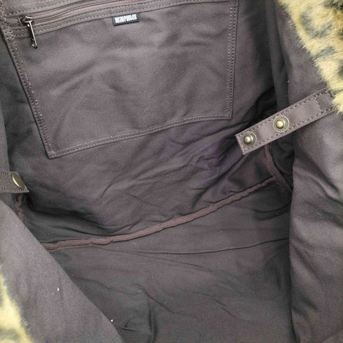 ヘッドポーター HEAD PORTER レオパードファーデザイン ボストントートバッグ Y2K レディース