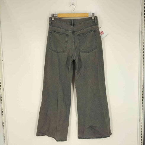 ユニクロ UNIQLO ドレープワイドフレアジーンズ レディース 27(68.5cm)