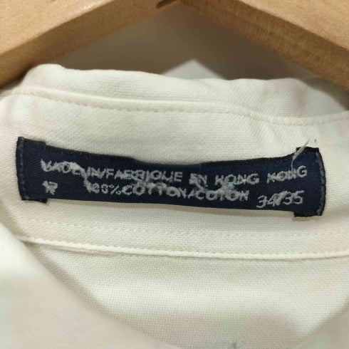 ノーティカ NAUTICA vintage oxford ロゴ刺繍 ボタンダウン L/S シャツ メンズ 34/35