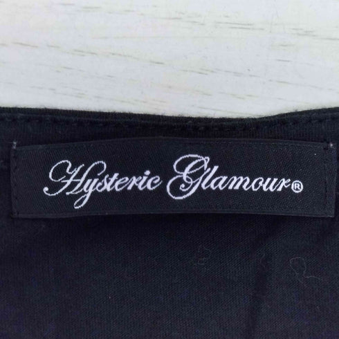 ヒステリックグラマー HYSTERIC GLAMOUR 素材切替 バンド ロングTシャツ レディース FREE