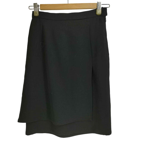 マックスマーラ MAX MARA 白タグ ウール レイヤードデザイン スカート レディース JPN:38