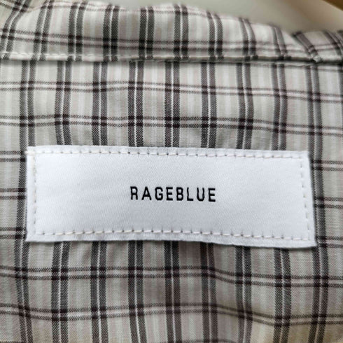 レイジブルー RAGEBLUE チェック シャツ アノラック パーカー メンズ FREE