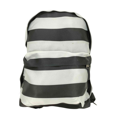 ラフシモンズ RAF SIMONS マリンボーダー サテン地 デイリーバックパック リュック アーカイブ メンズ