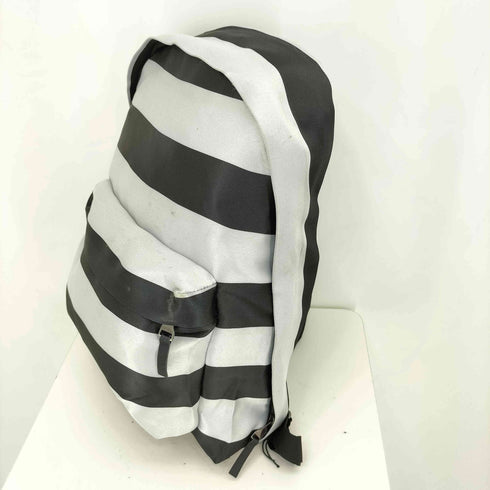 ラフシモンズ RAF SIMONS マリンボーダー サテン地 デイリーバックパック リュック アーカイブ メンズ