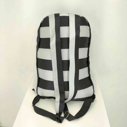 ラフシモンズ RAF SIMONS マリンボーダー サテン地 デイリーバックパック リュック アーカイブ メンズ