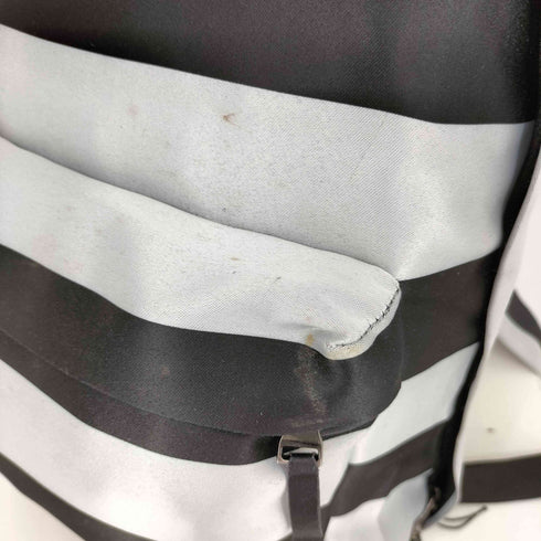 ラフシモンズ RAF SIMONS マリンボーダー サテン地 デイリーバックパック リュック アーカイブ メンズ