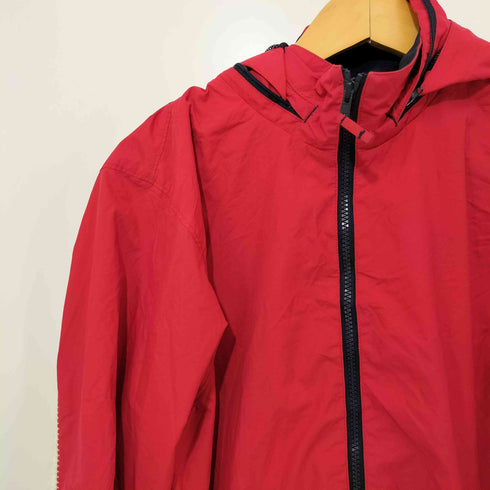 ランズエンド LANDS END マルチカラー フードイン ナイロン ジャケット レディース import:L