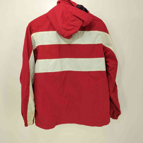 ランズエンド LANDS END マルチカラー フードイン ナイロン ジャケット レディース import:L