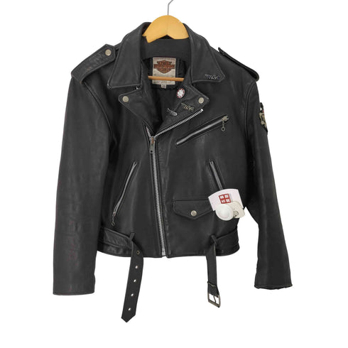 ハーレーダビッドソン HARLEY-DAVIDSON ワッペン&ピンズ カスタム ダブルライダース メンズ US:38