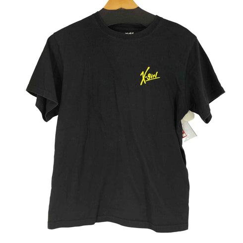 エックスガール X-girl HAND WRITTEN LOGO S/S TEE レディース S