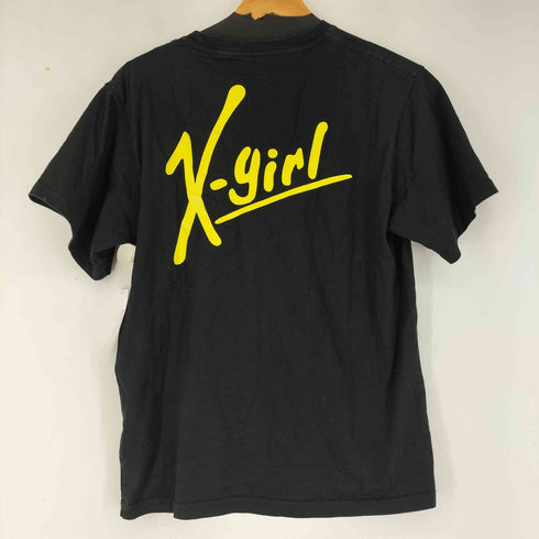 エックスガール X-girl HAND WRITTEN LOGO S/S TEE レディース S