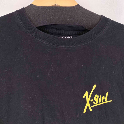 エックスガール X-girl HAND WRITTEN LOGO S/S TEE レディース S