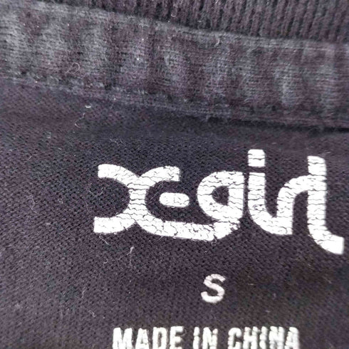 エックスガール X-girl HAND WRITTEN LOGO S/S TEE レディース S