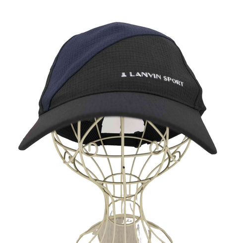 ランバン LANVIN SPORT シアサッカーキャップ メンズ