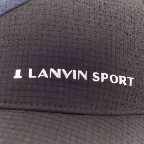 ランバン LANVIN SPORT シアサッカーキャップ メンズ