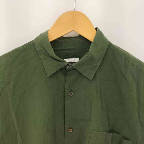 コモリ COMOLI フロントポケット レギュラーカラー 長袖シャツ メンズ 2
