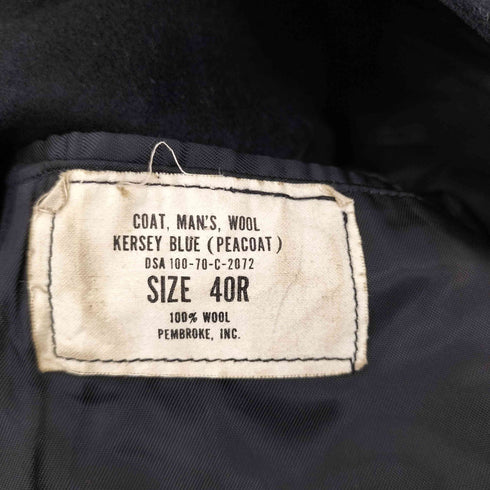ユーエスネイビー U.S.NAVY 70S 70年製 13スター 金ボタン ピーコート メンズ 40R