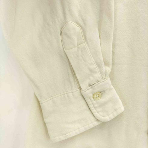 ポロバイラルフローレン Polo by RALPH LAUREN 90s カナダ製 レーヨン×ウール ポニー刺繍 BD 長袖シャツ メンズ L