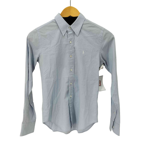 ラルフローレン RALPH LAUREN ストレッチ スリムフィット シャツ レディース JPN:5号