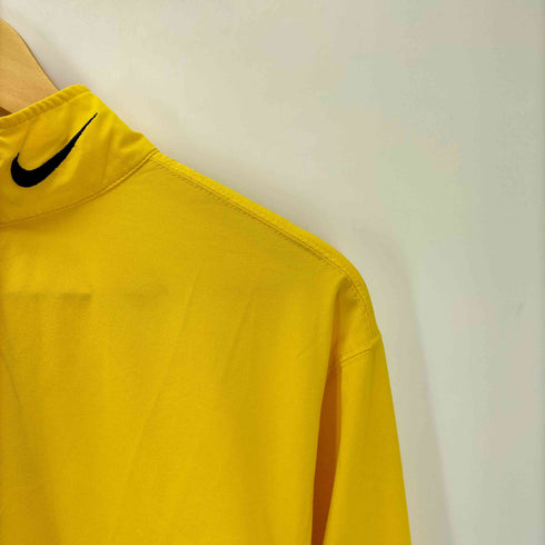ナイキ NIKE 00S LIVESTRONG FIT DRY 首 スウッシュ ロゴ 刺繍 ハーフジップ プルオーバー カットソー メンズ import:M