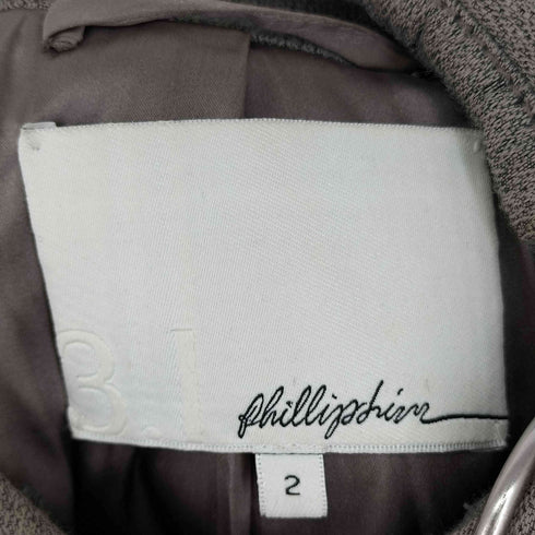 スリーワンフィリップリム 3.1 phillip lim 刺繍 シルク ロングコート レディース JPN:2