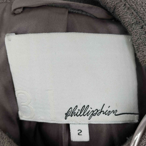 スリーワンフィリップリム 3.1 phillip lim 刺繍 シルク ロングコート レディース JPN:2