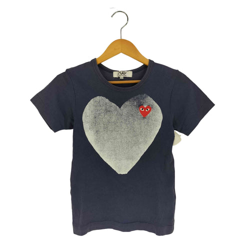 プレイコムデギャルソン PLAY COMME des GARCONS ハートプリント クルーネックTシャツ レディース JPN:XS