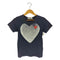 プレイコムデギャルソン PLAY COMME des GARCONS ハートプリント クルーネックTシャツ レディース JPN:XS