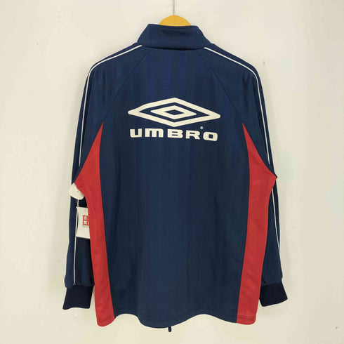 アンブロ UMBRO 90s ロゴ刺繍 同色ストライプ 配色切替 トラックジャケット メンズ O