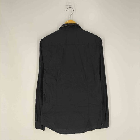 ゲス GUESS 襟ジップ コットンウレタンシャツ メンズ import:S
